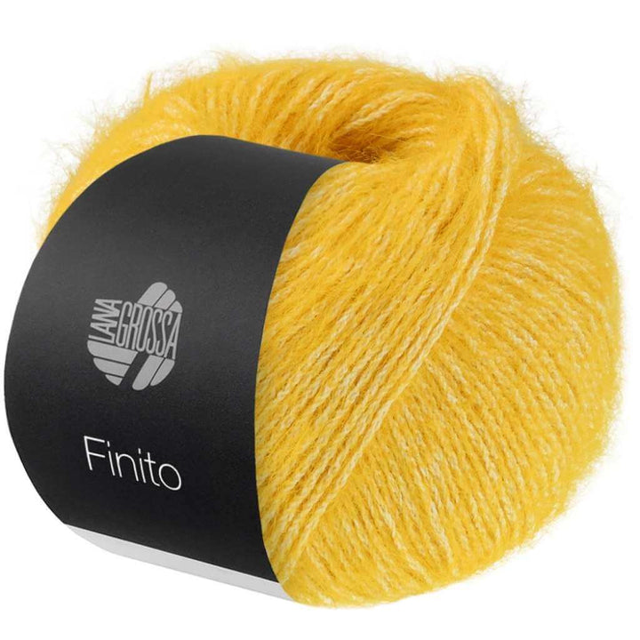 Lana Grossa Finito, Farbe 23 Sonnengelb/Creme – Baumwolle und Polyamid bei Lieblingsgarn