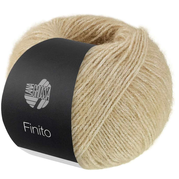 Lana Grossa Finito, Farbe 26 Camel/Creme – Baumwolle und Polyamid bei Lieblingsgarn