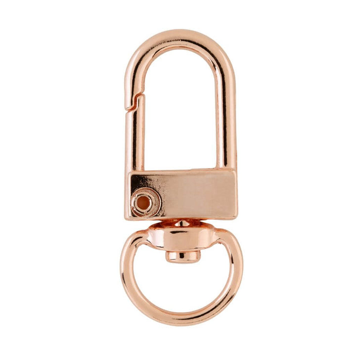 Folia Karabinerhaken M, 4 Stk., Farbe rose gold – Metall bei Lieblingsgarn
