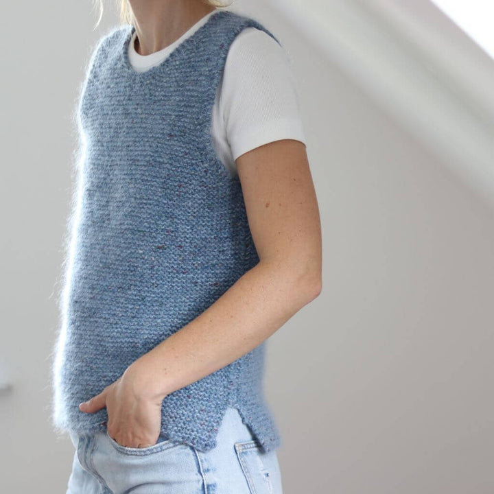 Frau Riedel strickt Pullunder Easypeasy Slipover Maxi Strickanleitung - Frau Riedel strickt (PDF) bei bei bei Lieblingsgarn