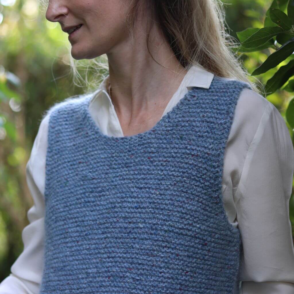 Frau Riedel strickt Pullunder Easypeasy Slipover Maxi Strickanleitung - Frau Riedel strickt (PDF) bei bei bei Lieblingsgarn
