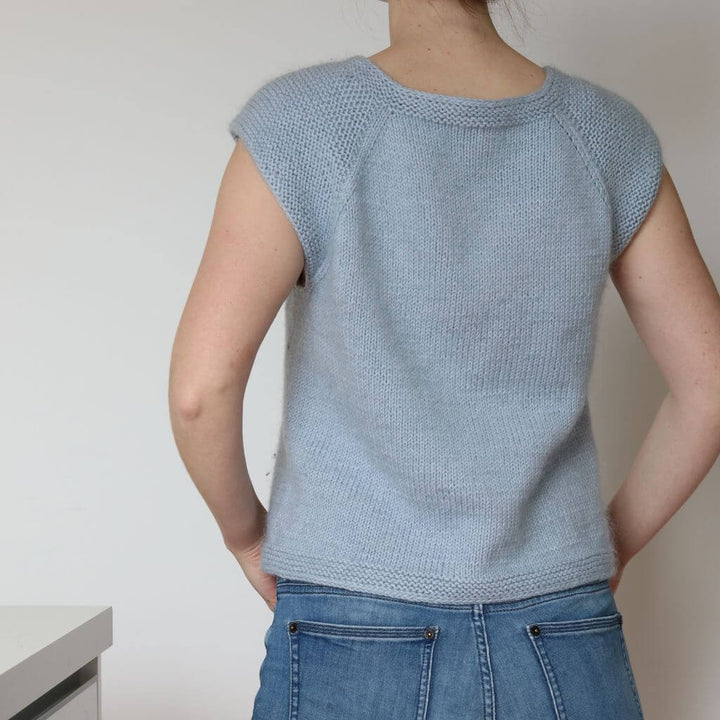 Frau Riedel strickt Garda Vest Maxi Strickanleitung - Frau Riedel strickt (PDF) bei bei bei bei bei bei bei bei Lieblingsgarn