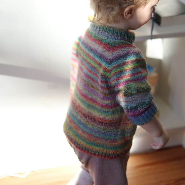 Frau Riedel strickt Happy Sweater Mini Strickanleitung - Frau Riedel strickt (PDF) bei bei bei bei Lieblingsgarn