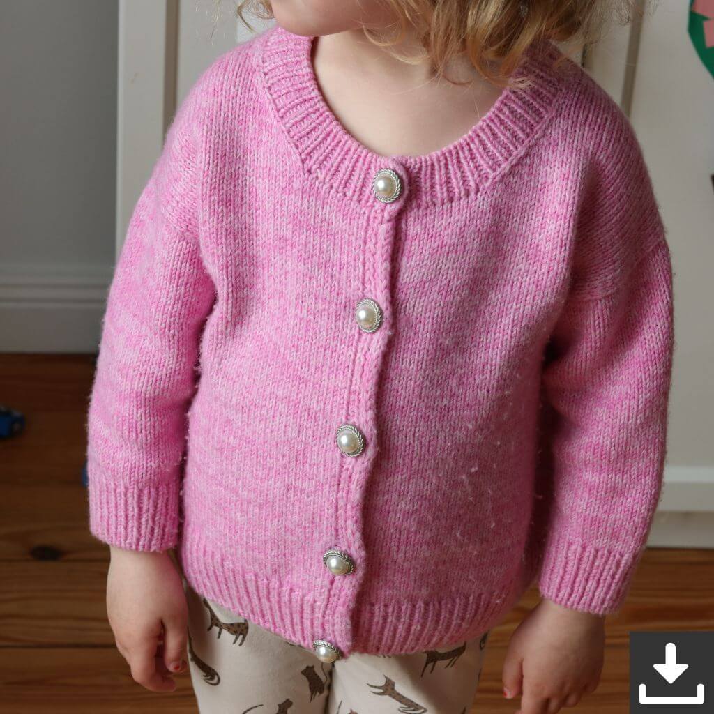 Frau Riedel strickt Pattern Magdalenas Cardigan Strickanleitung - Frau Riedel strickt (PDF) bei bei bei bei Lieblingsgarn