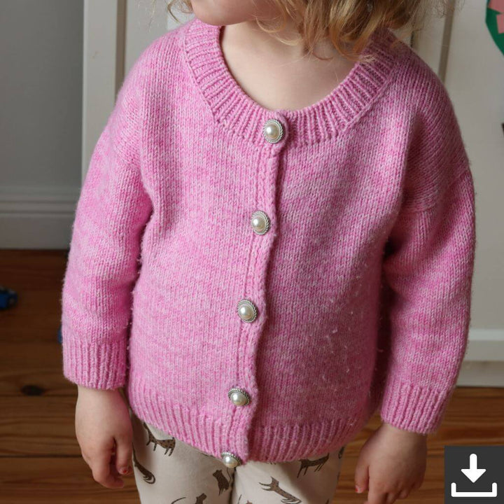 Frau Riedel strickt Pattern Magdalenas Cardigan Strickanleitung - Frau Riedel strickt (PDF) bei bei bei bei Lieblingsgarn