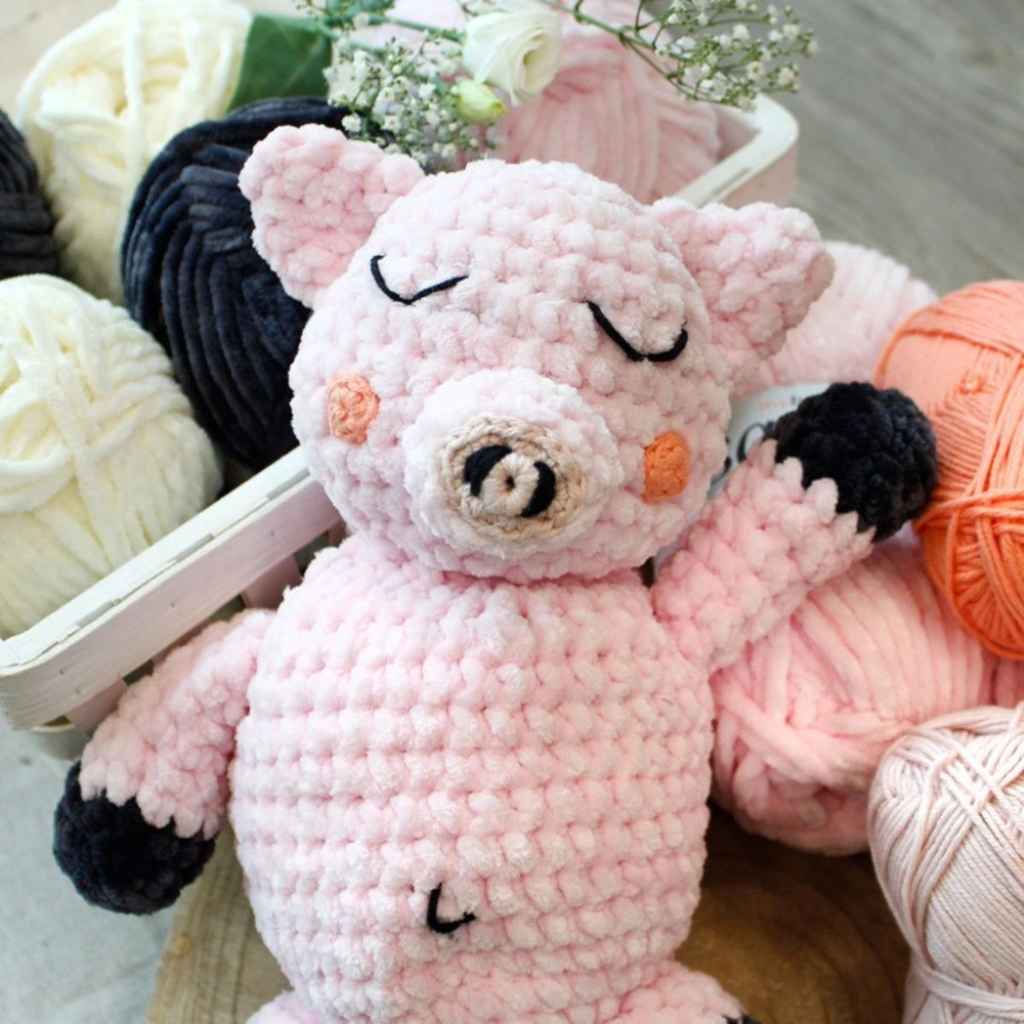 myBoshi Pattern Kuscheltier Ferkel Fridolin Häkelanleitung - myboshi (PDF) bei bei bei bei bei bei bei bei Lieblingsgarn