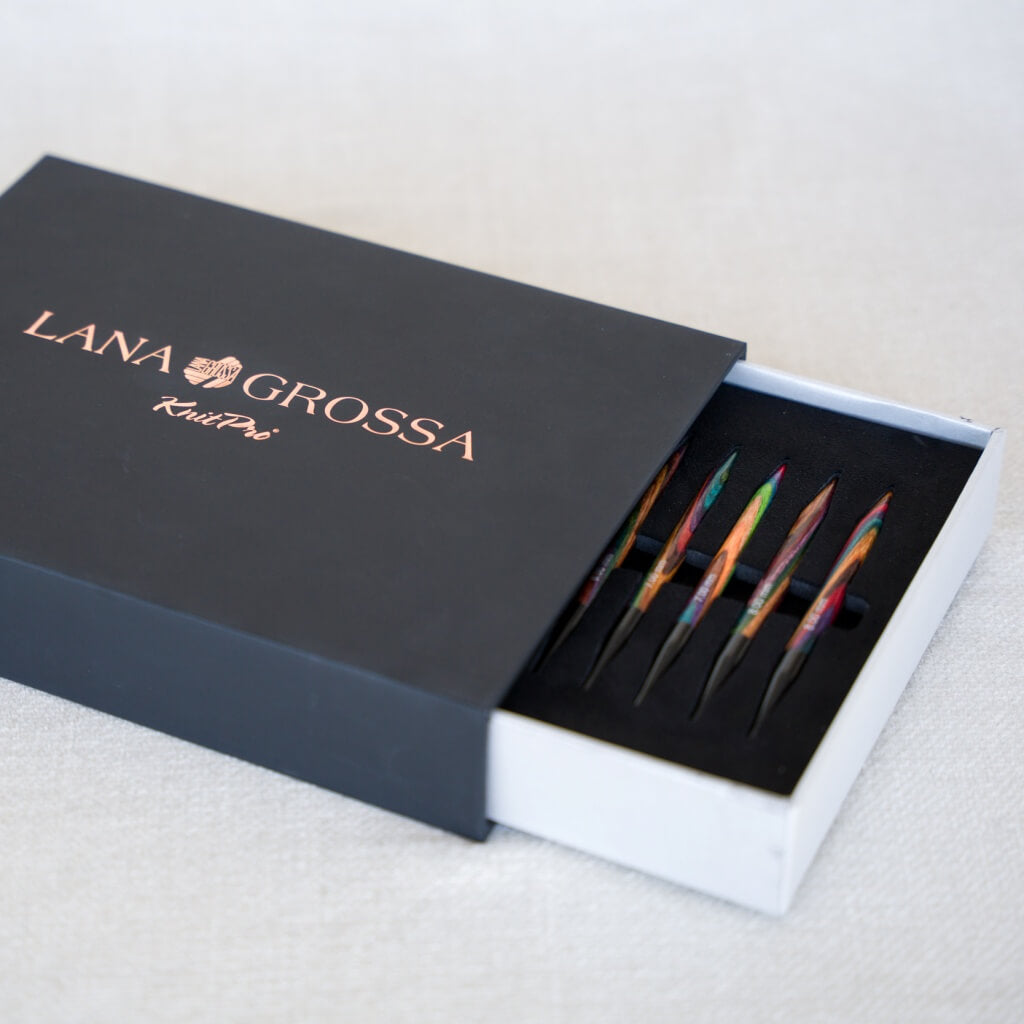 Lana Grossa Lana Grossa Rundstricknadel Set Design-Holz Color Lieblingsgarn