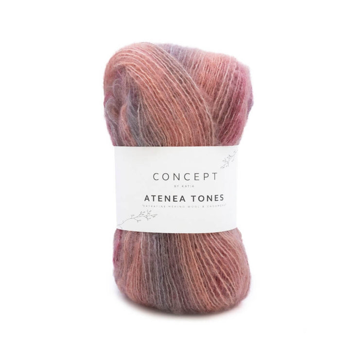 Katia Concept Atenea Tones, Farbe 205 Koralle Blutrote Camel bei Lieblingsgarn