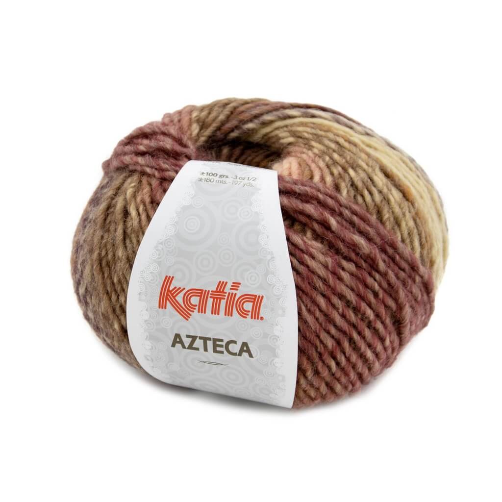 Katia 7877-Braun-Orange-Naturweiß-Lila Katia Azteca bei bei bei bei Lieblingsgarn