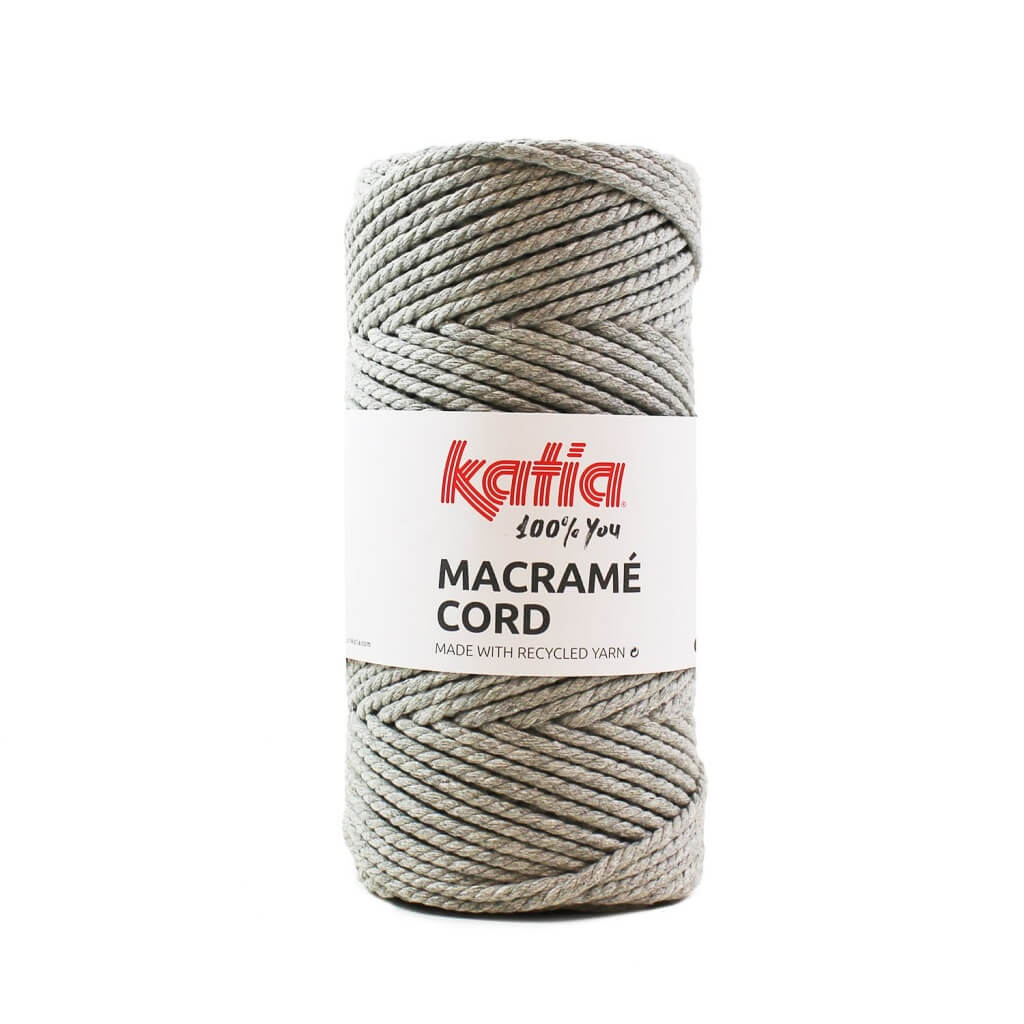 Katia Gris claro Katia Macramé Cord 5 mm Lieblingsgarn