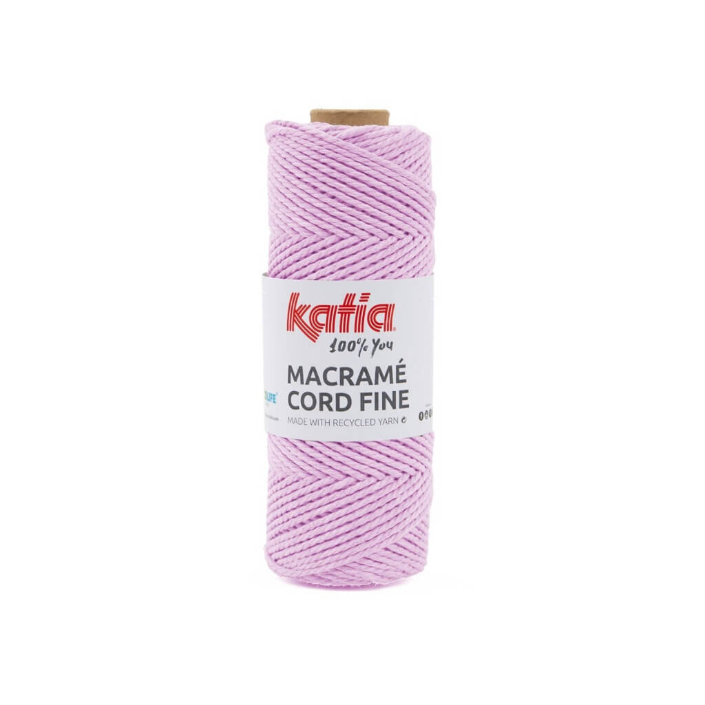 Katia Macramé Cord Fine 2,5 mm, Farbe 213 Malva – Baumwolle und Polyester bei Lieblingsgarn
