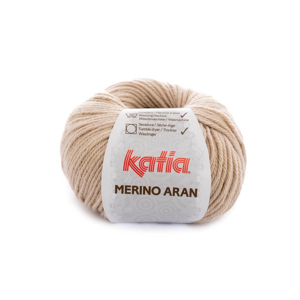Katia Merino Aran, Farbe 10 Hellbeige – Schurwolle und Synthetik bei Lieblingsgarn