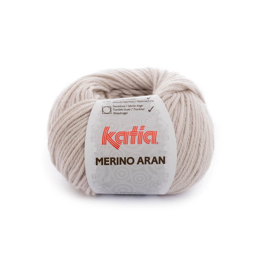 Katia Merino Aran, Farbe 11 Sehr hellbeige – Schurwolle und Synthetik bei Lieblingsgarn