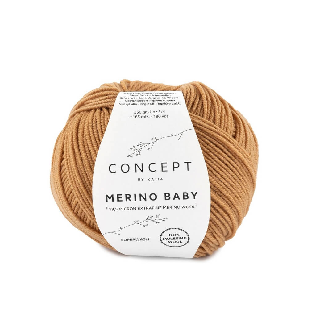 Katia Concept Merino Baby, Farbe 99 Camel – Merino und Schurwolle bei Lieblingsgarn