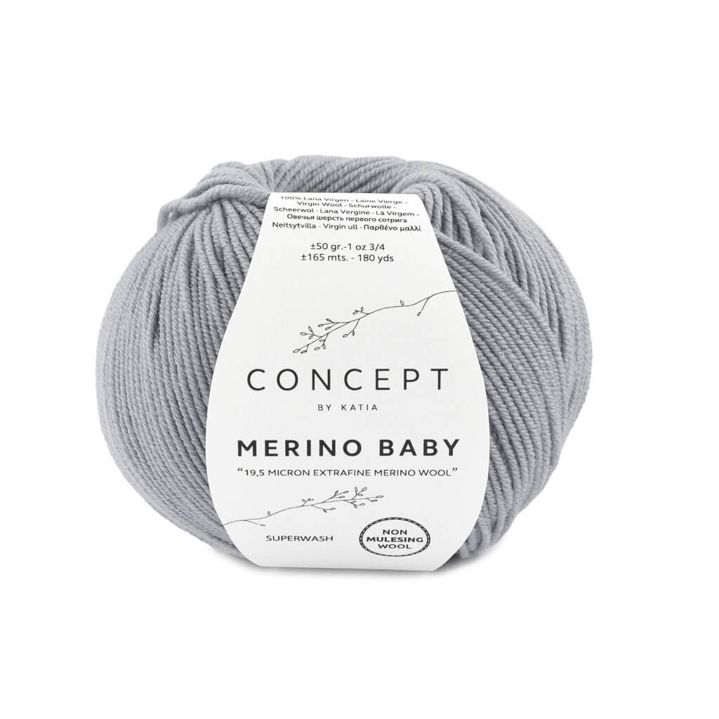 Katia 70-Hellgrau Katia Merino Baby bei bei bei bei bei bei bei bei Lieblingsgarn