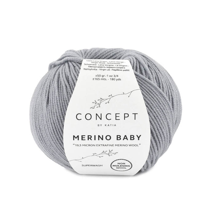 Katia 70-Hellgrau Katia Merino Baby bei bei bei bei bei bei bei bei Lieblingsgarn