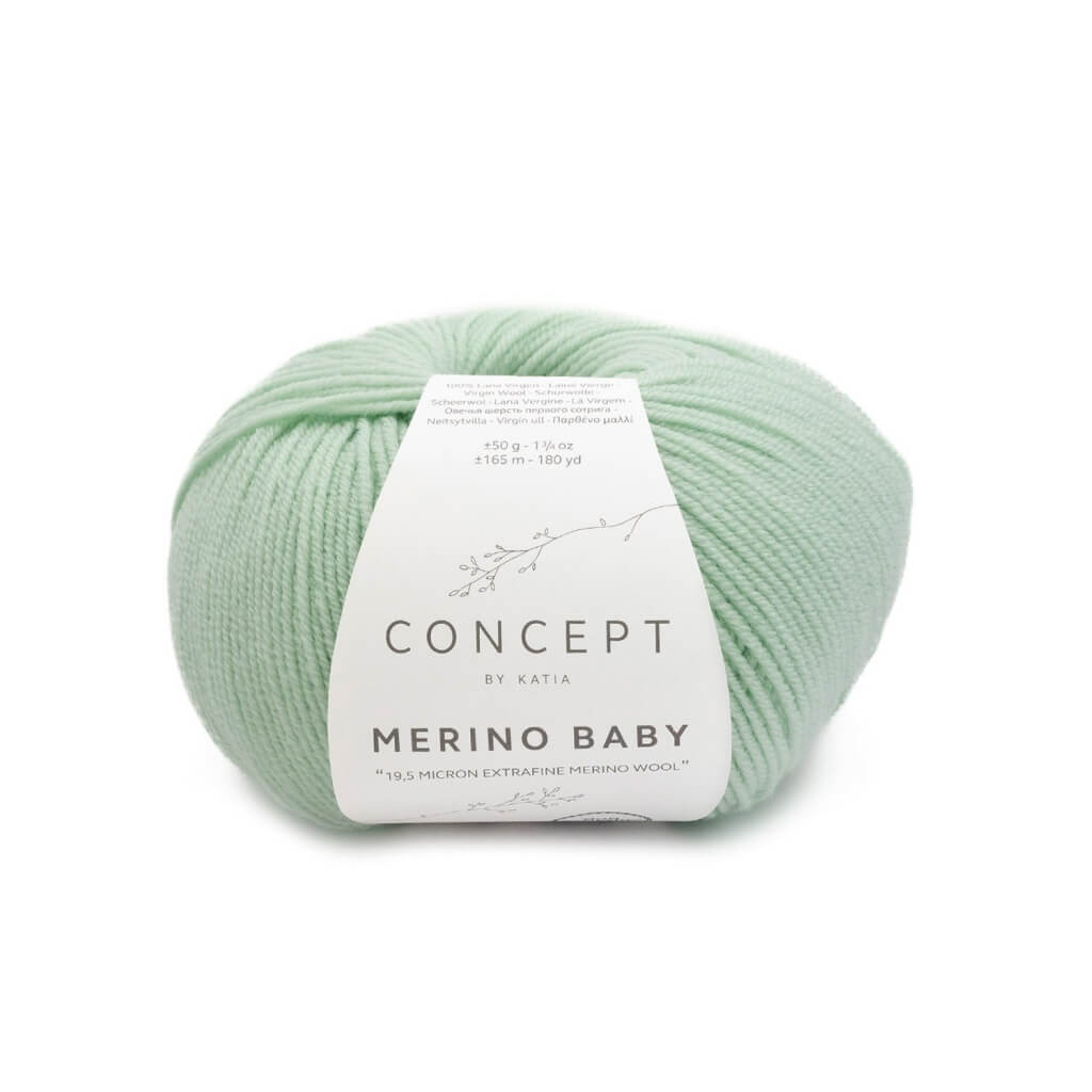 Katia Concept Merino Baby, Farbe 156 Pastellgrün – Merino und Schurwolle bei Lieblingsgarn
