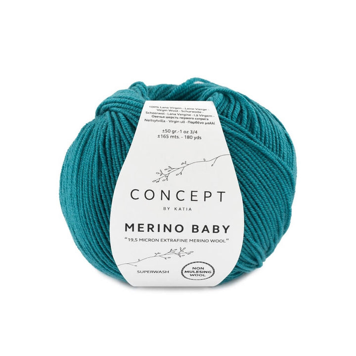 Katia Concept Merino Baby, Farbe 75 Smaragdgrün – Merino und Schurwolle bei Lieblingsgarn