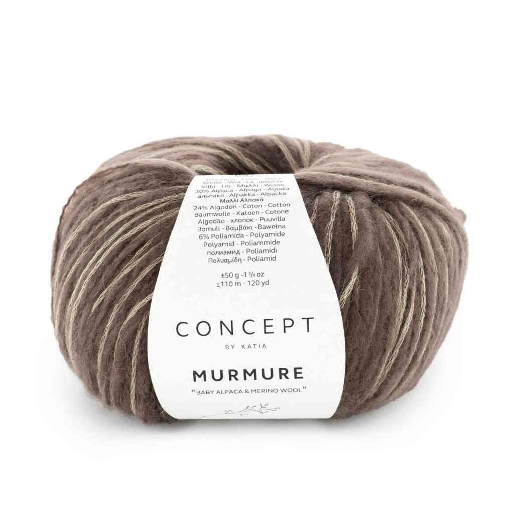Katia Concept Murmure, Farbe 071 Beige Nerz – Alpaka, Baumwolle und Merino bei Lieblingsgarn