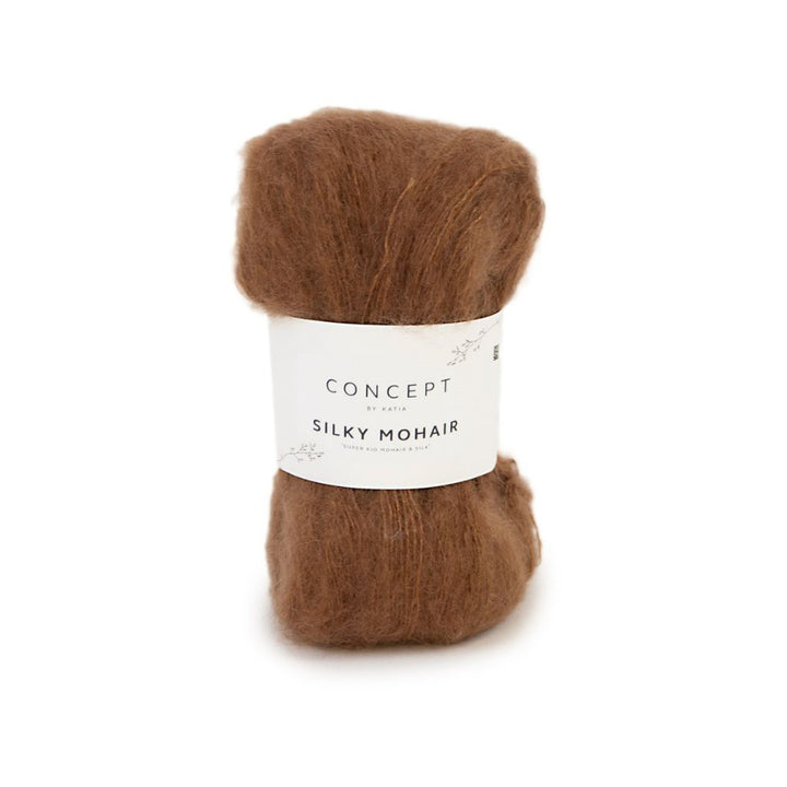 Katia Concept Silky Mohair, Farbe 0101 Braun – Mohair, Schurwolle und Seide bei Lieblingsgarn