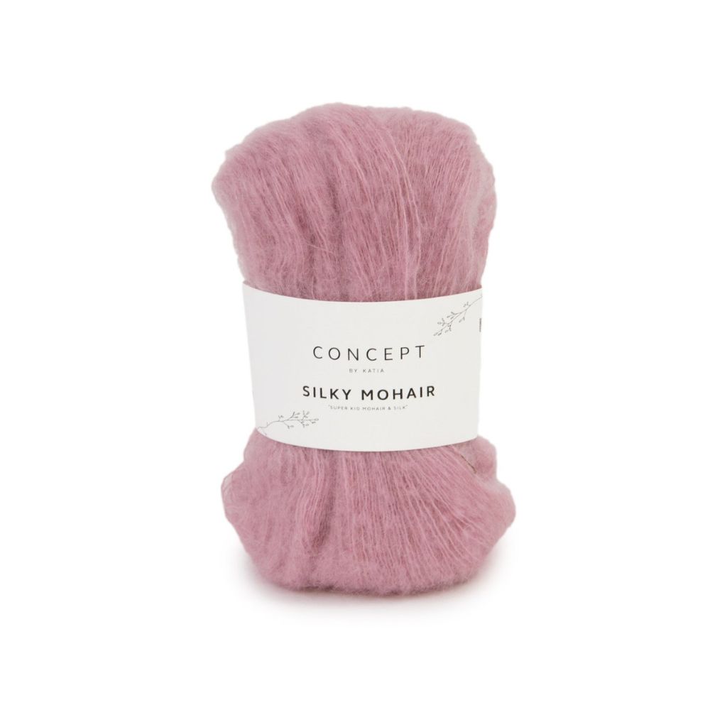 Katia Concept Silky Mohair, Farbe 0117 Rosé – Mohair, Schurwolle und Seide bei Lieblingsgarn