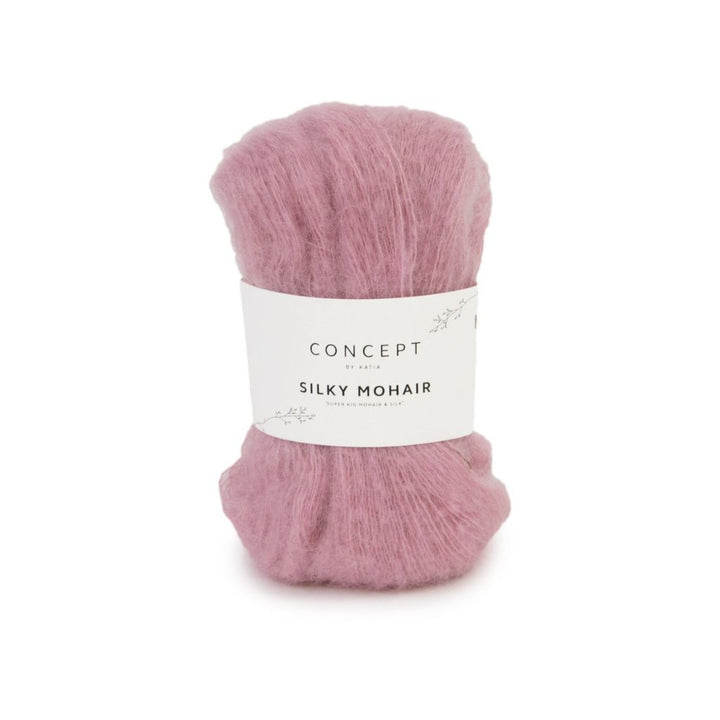 Katia Concept Silky Mohair, Farbe 0117 Rosé – Mohair, Schurwolle und Seide bei Lieblingsgarn
