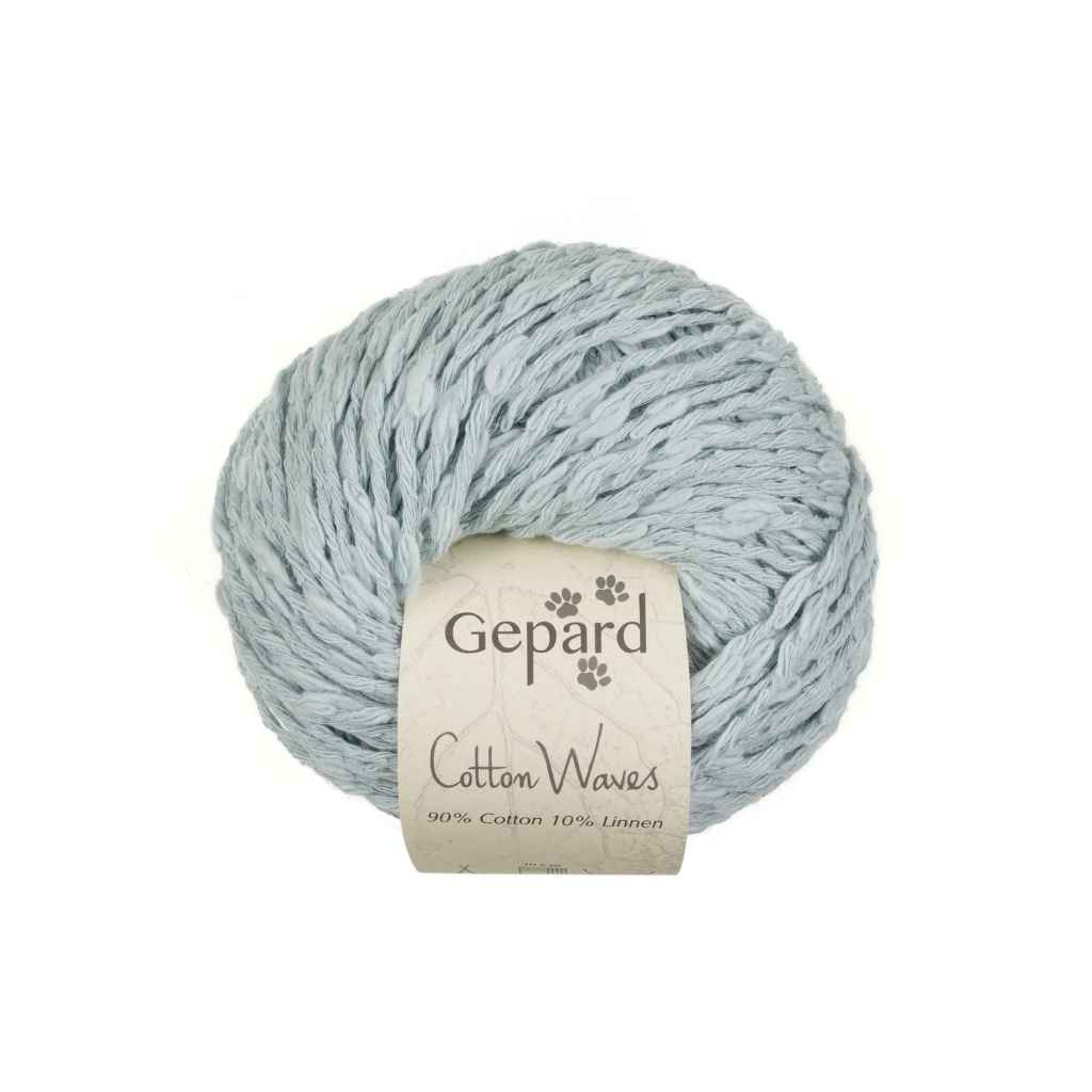 Gepard CottonWaves, Farbe 712 Soft Ice Blue – Baumwolle und Leinen bei Lieblingsgarn