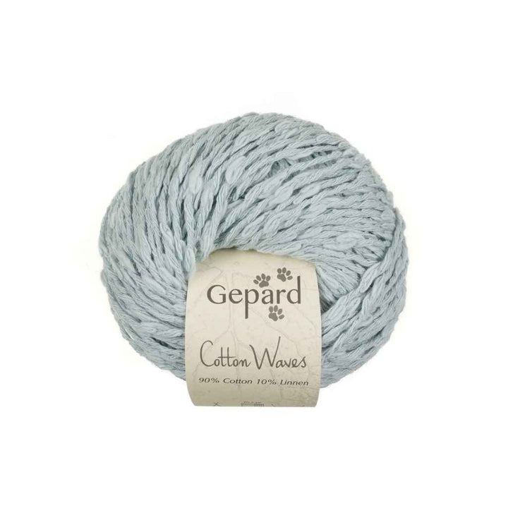 Gepard CottonWaves, Farbe 712 Soft Ice Blue – Baumwolle und Leinen bei Lieblingsgarn