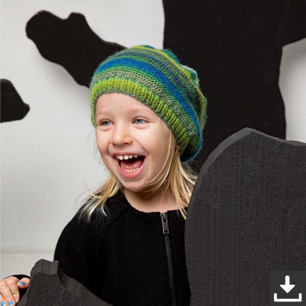 Lang Yarns Pattern Gestreifte Mütze Strickanleitung - Lang Yarns (PDF) bei bei bei bei Lieblingsgarn