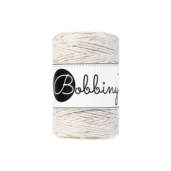 Bobbiny Makramee Garn 1,5 mm, Farbe Golden Natural – Baumwolle bei Lieblingsgarn