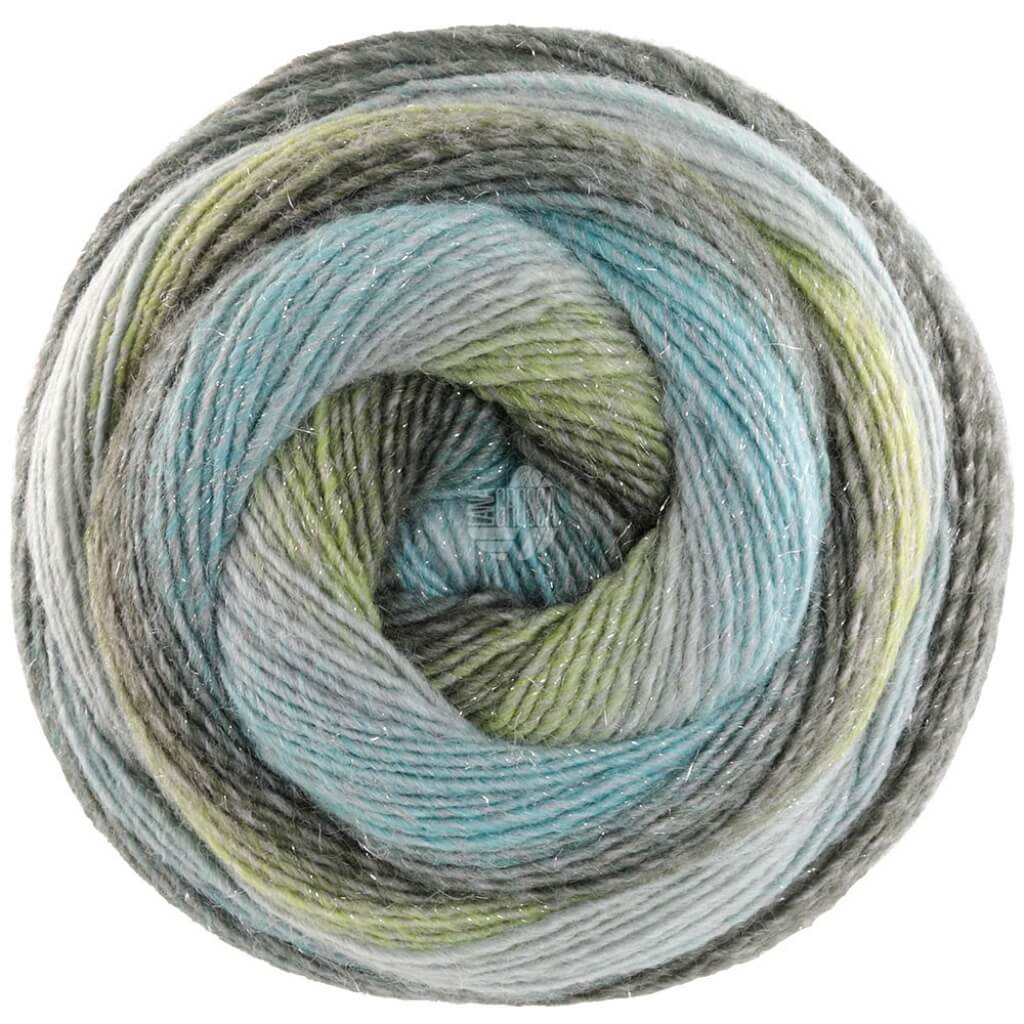 Lana Grossa 4022 - Mint/Graublau/Helloliv/Schlamm Lana Grossa Gomitolo Gala bei bei bei bei Lieblingsgarn