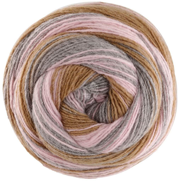 Lana Grossa 4025 - Orange/Beige/Taupe/Türkis/Braun Lana Grossa Gomitolo Gala bei bei bei bei Lieblingsgarn