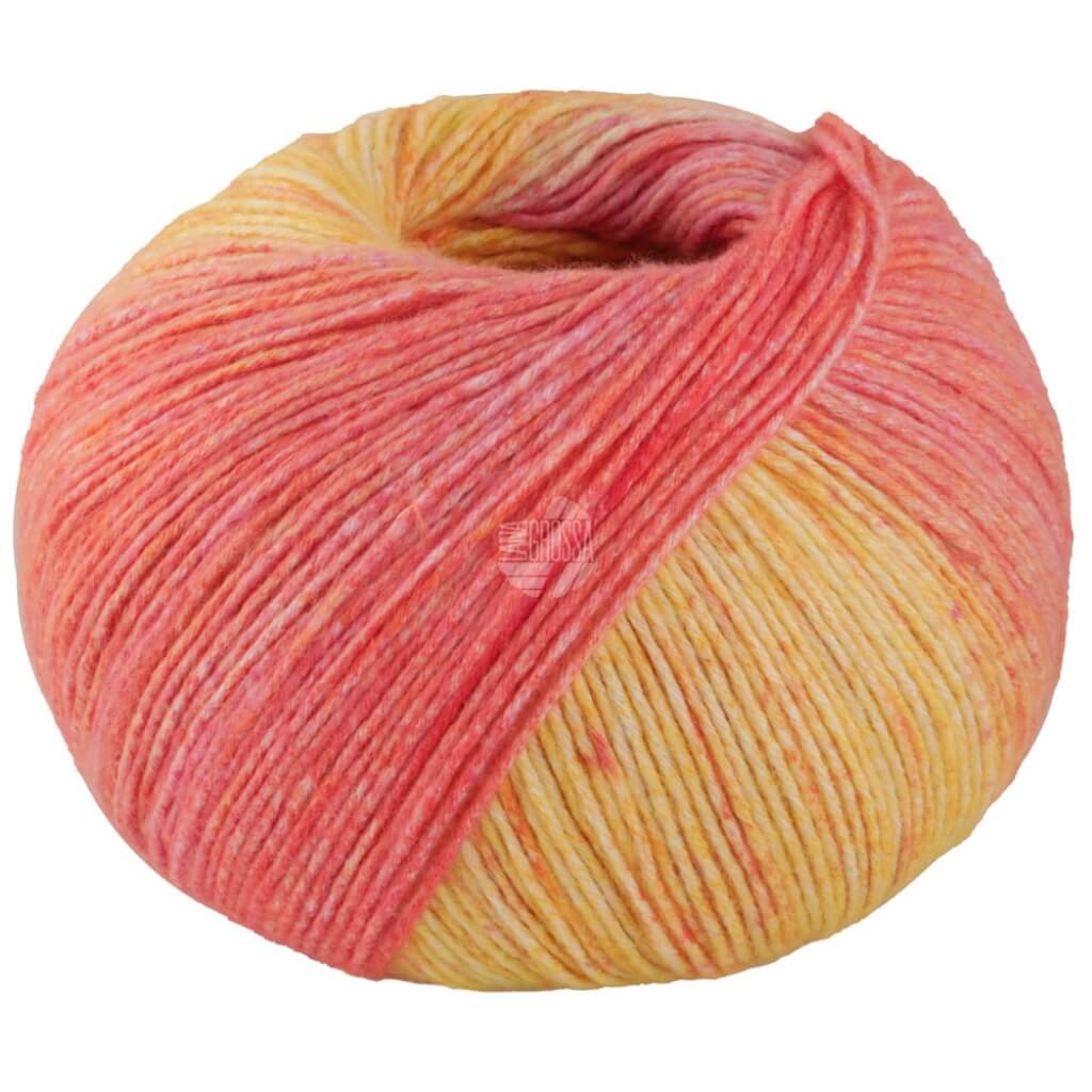 Lana Grossa 2031 - Orange/Lachsrosa/Pink/Hell-/Sonnengelb Lana Grossa Gomitolo Mambo bei bei bei bei Lieblingsgarn