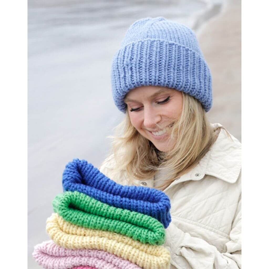 Drops Design Pattern Mütze Grand Lake Hat Strickanleitung - Drops (PDF) bei bei bei bei Lieblingsgarn