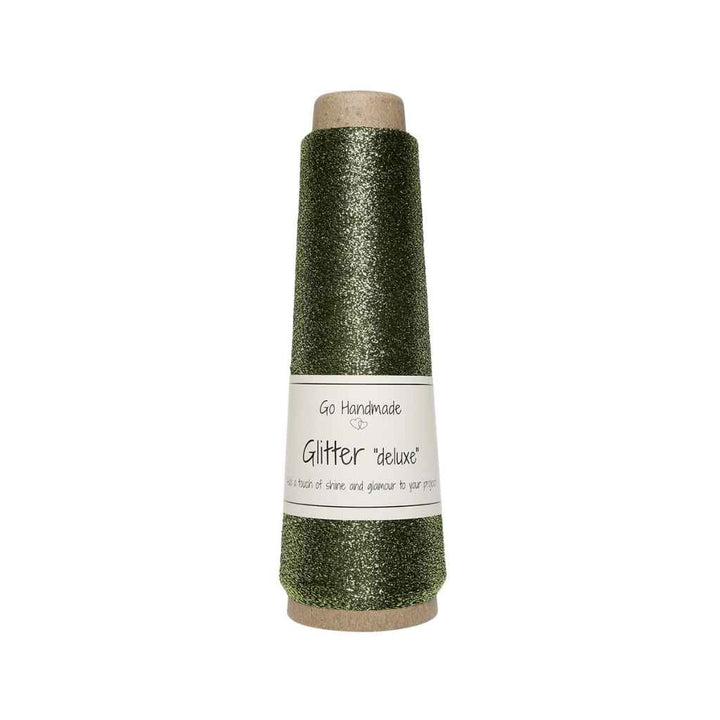Go Handmade Yarn Glitter deluxe, Farbe Green – Synthetik bei Lieblingsgarn