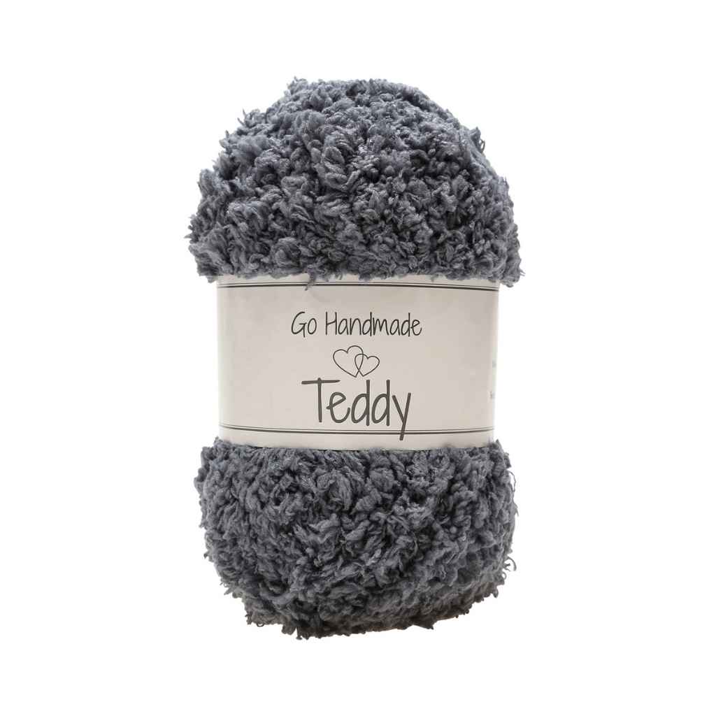 Go Handmade Yarn Teddy, Farbe Grey – Synthetik bei Lieblingsgarn