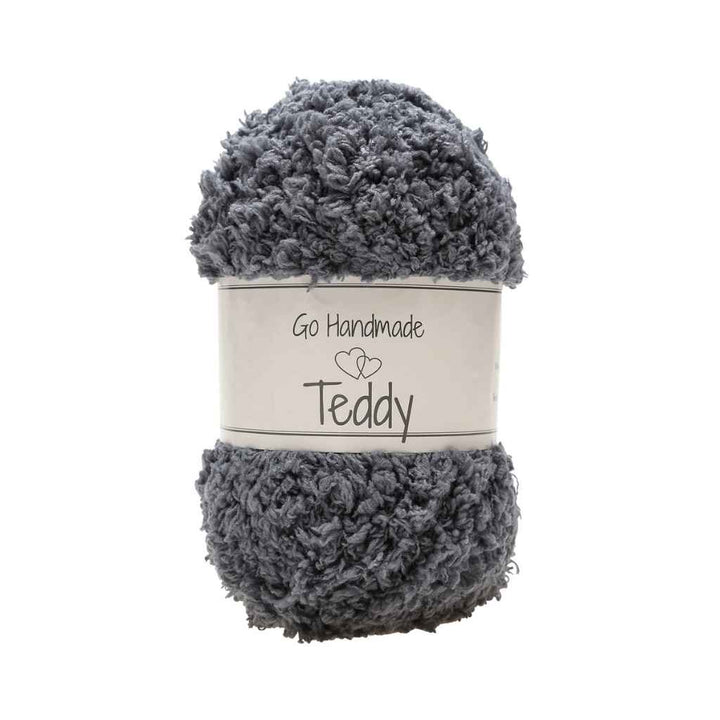 Go Handmade Yarn Teddy, Farbe Grey – Synthetik bei Lieblingsgarn