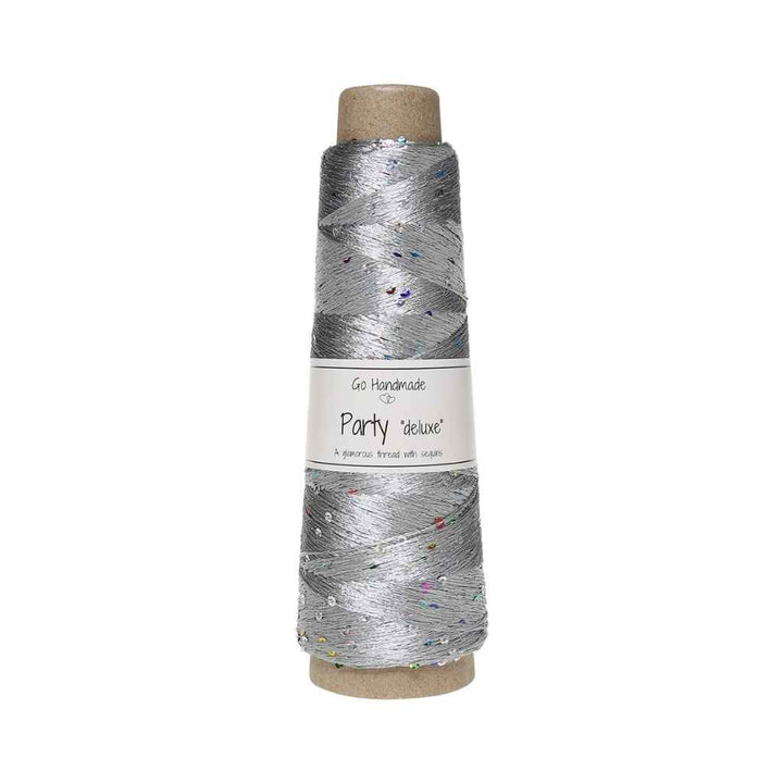 Go Handmade Yarn Party deluxe, Farbe Grey – Synthetik bei Lieblingsgarn