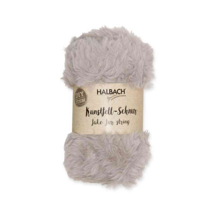 Halbach Kunstfell-Schnur, Farbe 21 grey – Synthetik bei Lieblingsgarn