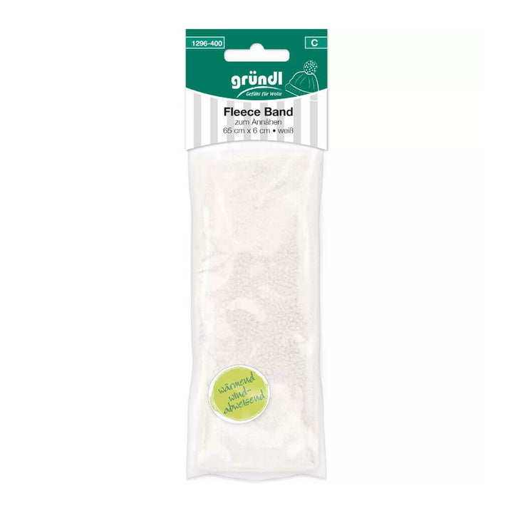 Gründl Fleece Band 65 cm x 6 cm, Farbe Natur – Synthetik bei Lieblingsgarn