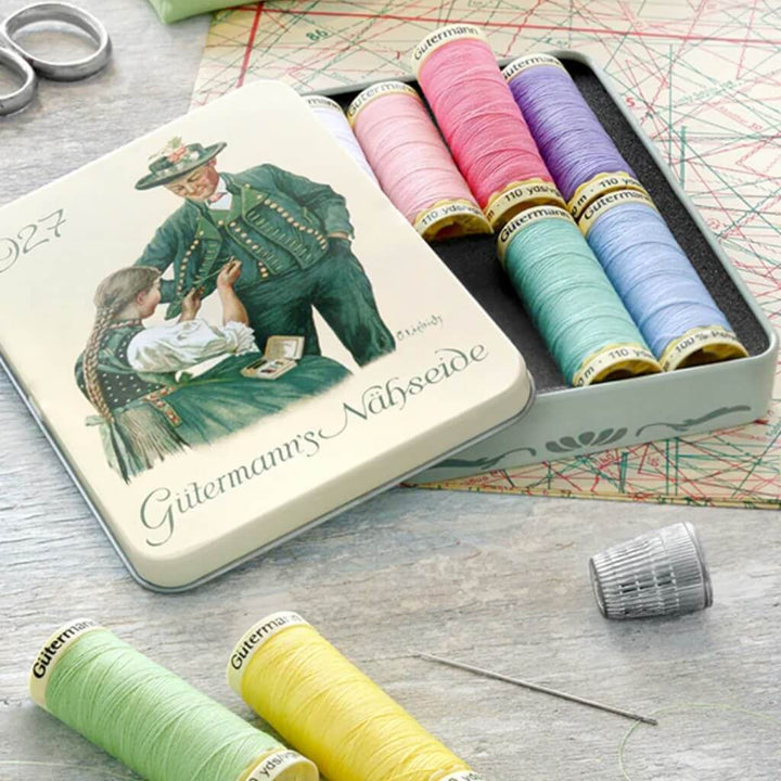 Gütermann Nostalgie-Box Allesnäher pastell bei bei bei bei Lieblingsgarn