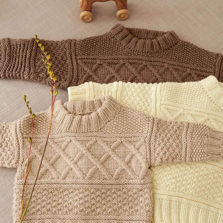 Sandnes Garn Pattern Kinder Pullover Guernsey Sweater Baby Strickanleitung - Sandnes Garn (Heft) bei bei bei Lieblingsgarn