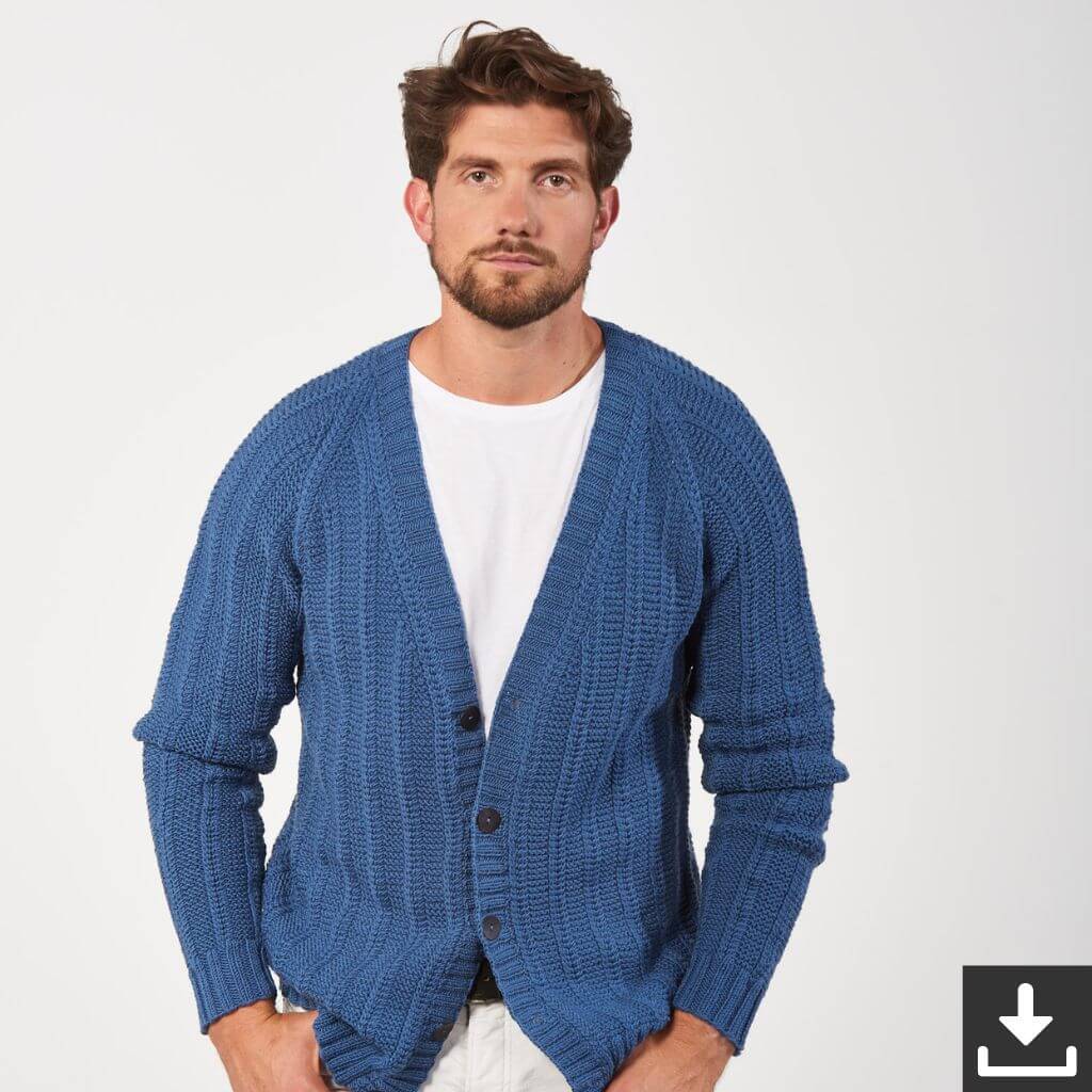 Austermann Pattern Herren Jacke Strickanleitung - Austermann (PDF) bei bei bei bei bei Lieblingsgarn