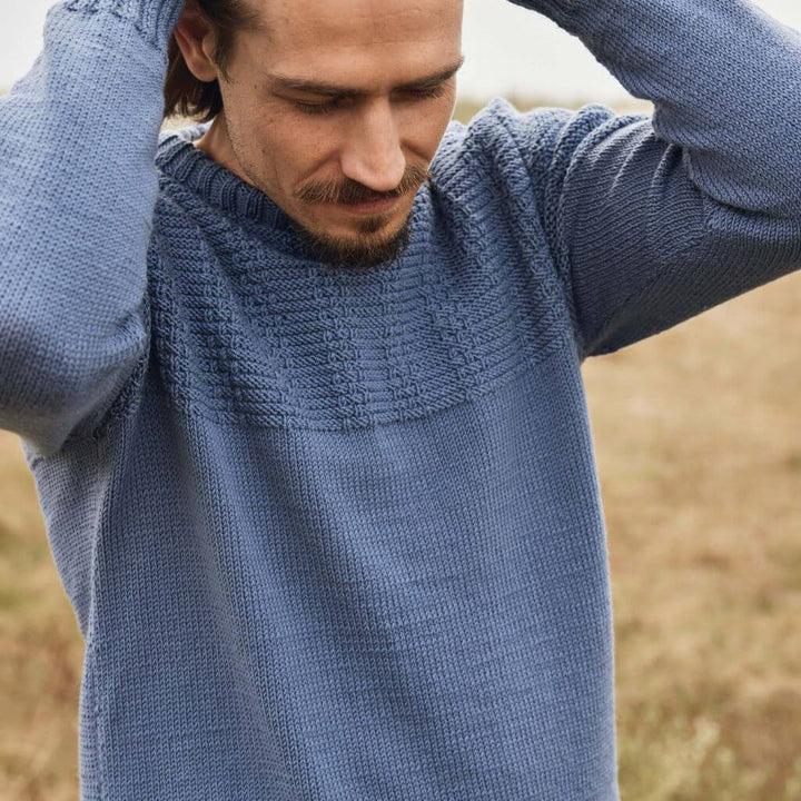 Lana Grossa Pattern Strukturmuster Herrenpullover Strickanleitung - Lana Grossa (Heft) bei bei bei bei bei Lieblingsgarn