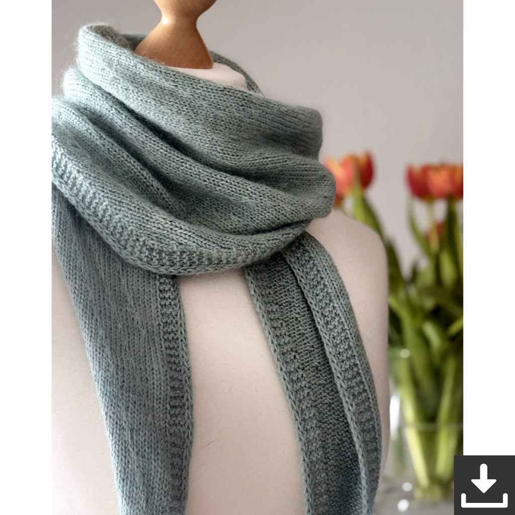 Strickfisch Pattern Tuch Laale Strickanleitung - Strickfisch (PDF) bei bei bei bei bei bei bei bei Lieblingsgarn