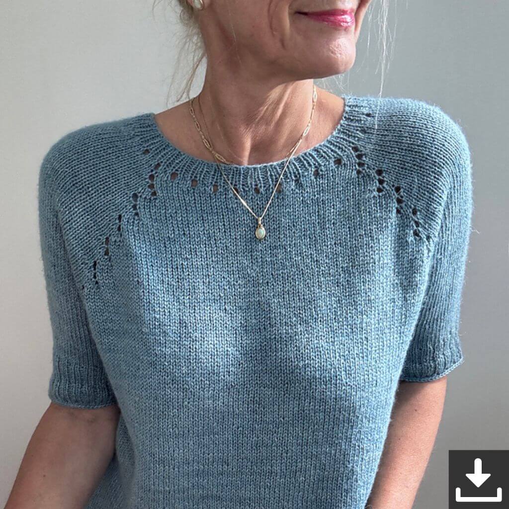Hinterm Stein Aqualino Shirt Strickanleitung - Hinterm Stein (PDF) bei bei bei bei Lieblingsgarn