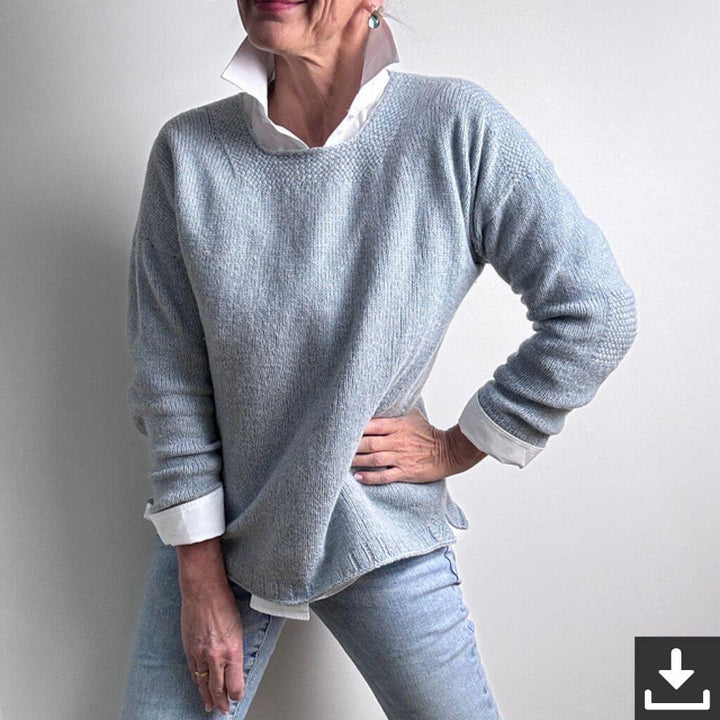 Hinterm Stein Pullover Bandweaver Strickanleitung - Hinterm Stein (PDF) bei bei bei bei Lieblingsgarn