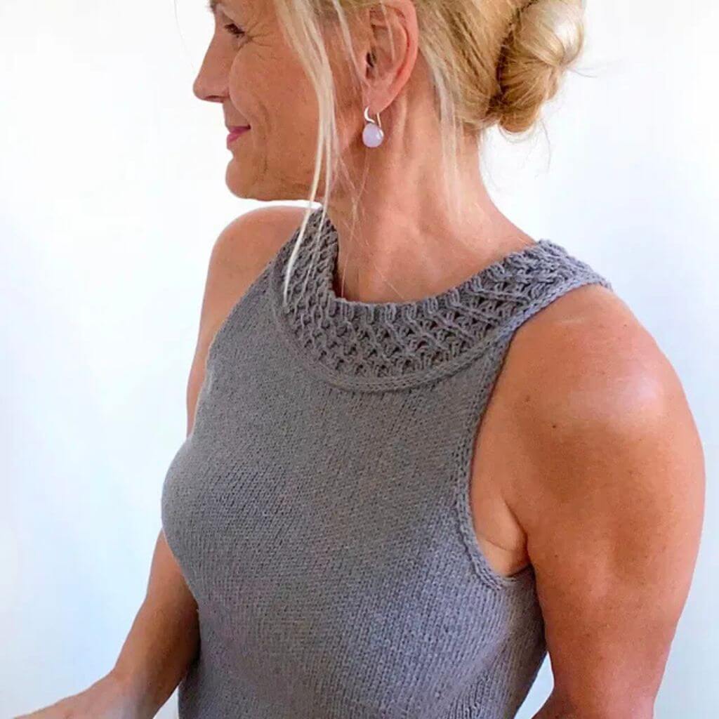 Hinterm Stein Pattern Big Chain Top Strickanleitung - Hinterm Stein (PDF) bei bei bei bei Lieblingsgarn
