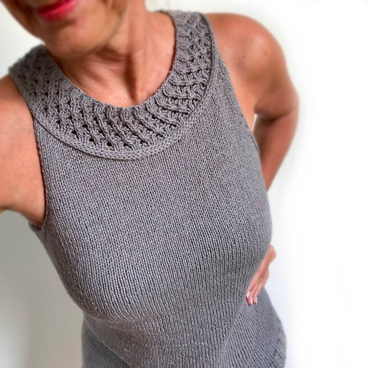Hinterm Stein Pattern Big Chain Top Strickanleitung - Hinterm Stein (PDF) bei bei bei bei Lieblingsgarn