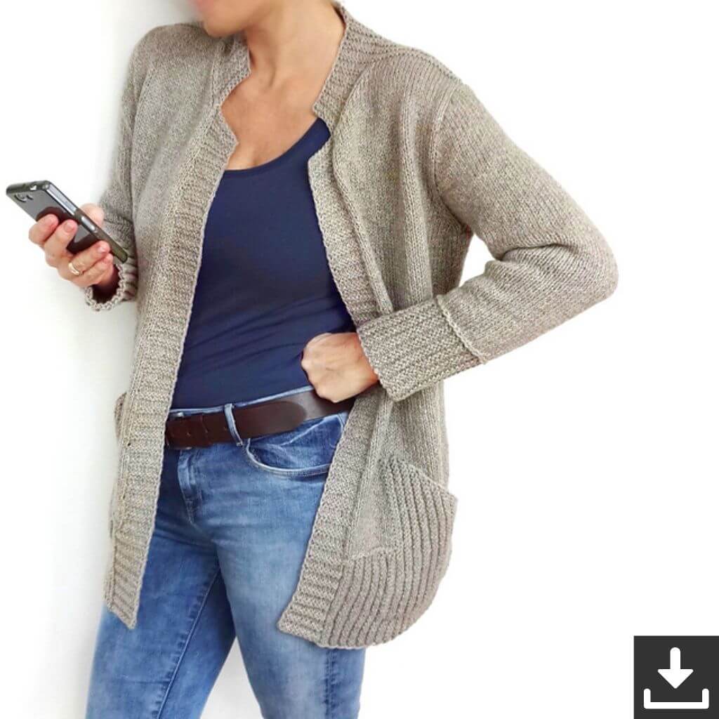 Hinterm Stein Strickjacke Big Sister Strickanleitung - Hinterm Stein (PDF) bei bei bei bei bei bei bei bei Lieblingsgarn